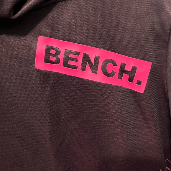Bench - Women’s Small - Pink and Black Zip-up Hoodie - 100% Polyester - - Picture 2 of 15